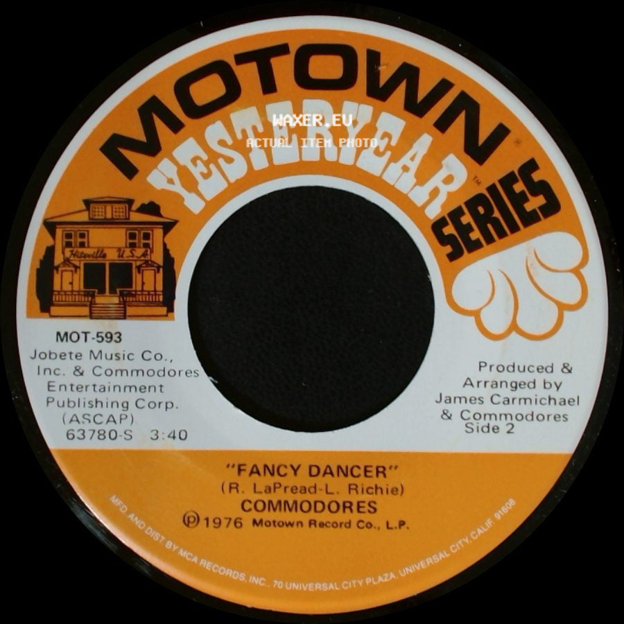 Commodores - Just To Be Close To You / Fancy Dancer side B