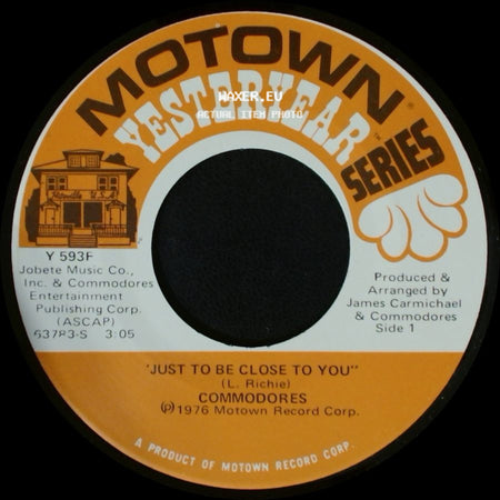 Commodores - Just To Be Close To You / Fancy Dancer side A