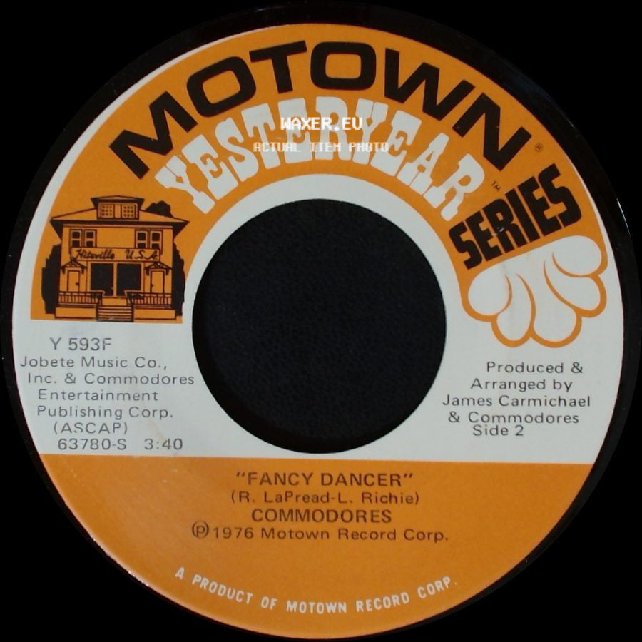 Commodores - Just To Be Close To You / Fancy Dancer side B
