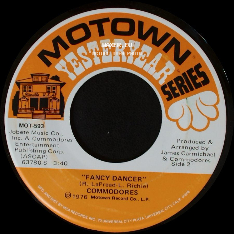Commodores - Just To Be Close To You / Fancy Dancer side B