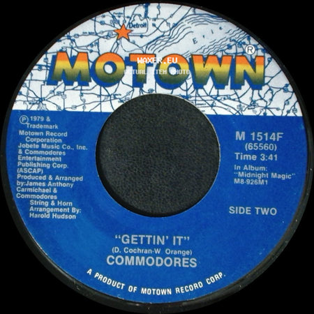 Commodores - Lady (You Bring Me Up) / Gettin' It side B