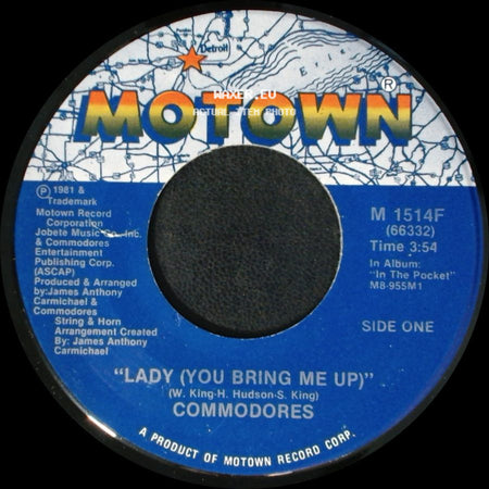 Commodores - Lady (You Bring Me Up) / Gettin' It side A