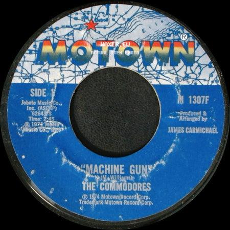 The Commodores - Machine Gun / There's A Song In My Heart side A