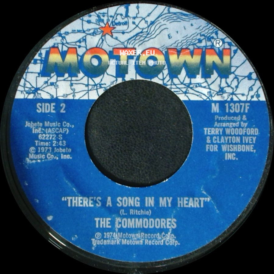 The Commodores - Machine Gun / There's A Song In My Heart side B