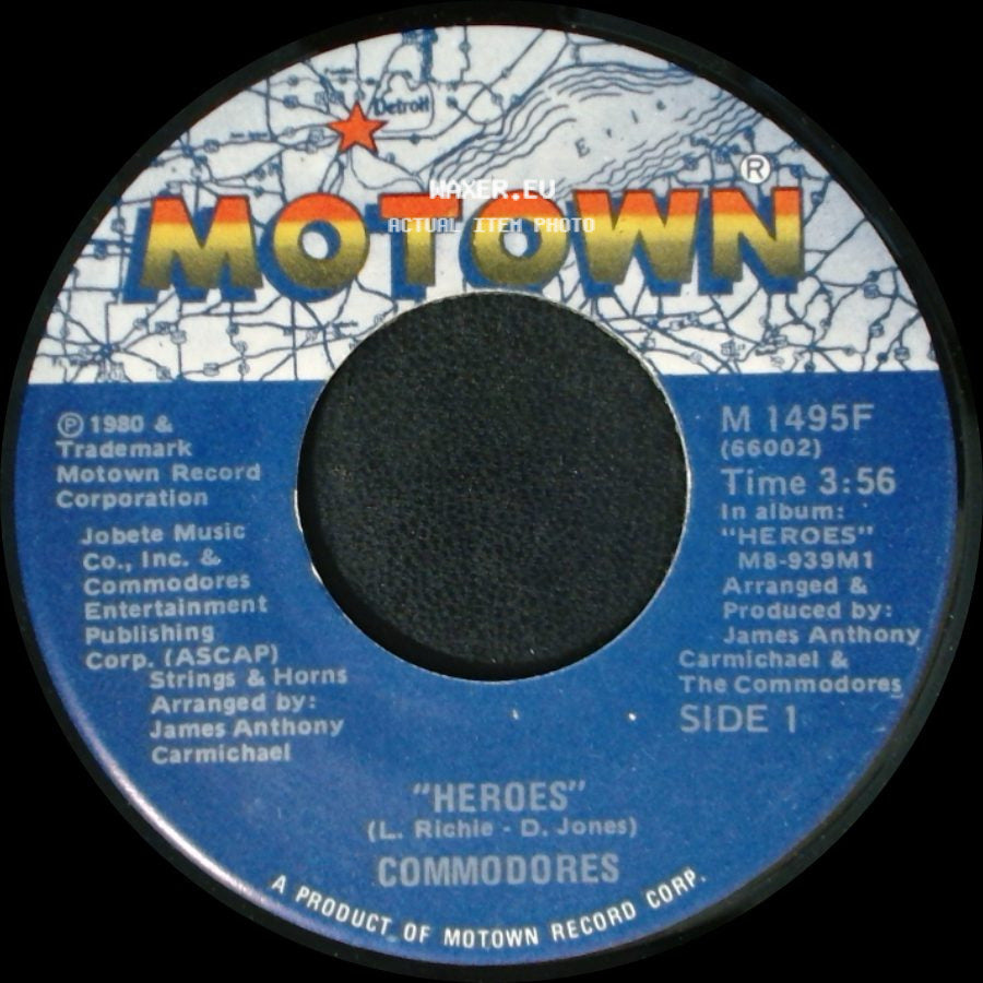 Commodores - "Heroes" / Funky Situation side A