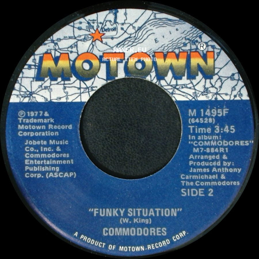 Commodores - "Heroes" / Funky Situation side B