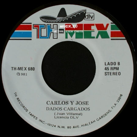 Carlos Y Jose - Pero Juanita / Dados Cargados side B