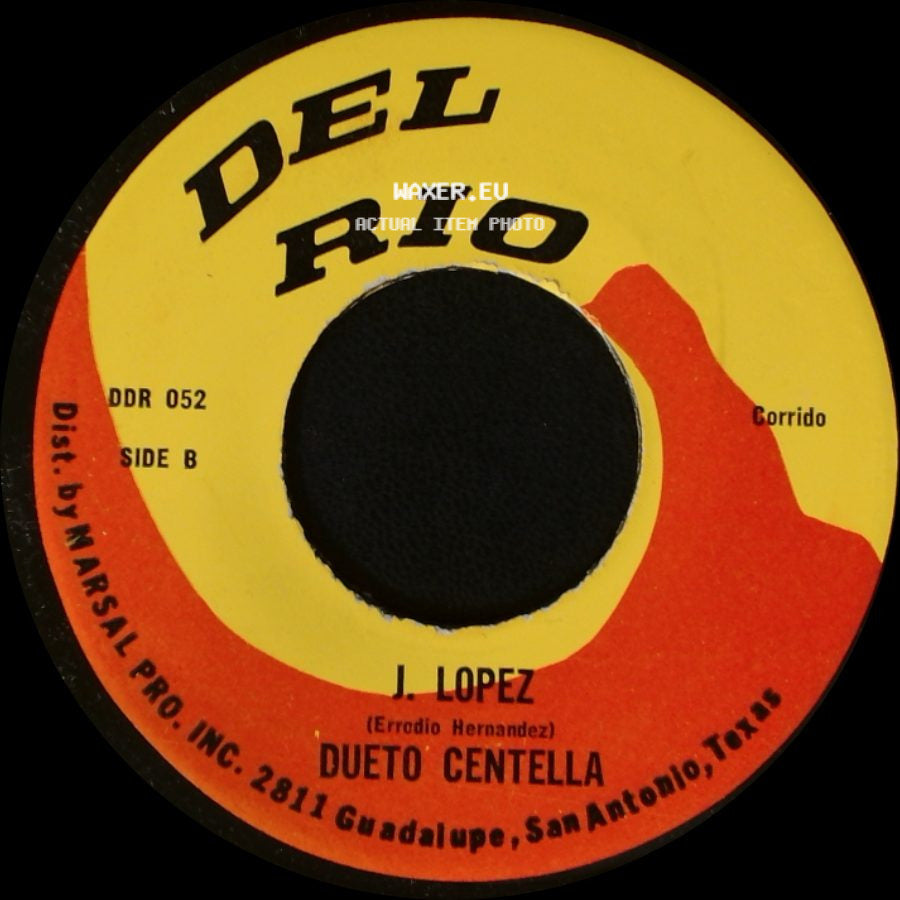 Dueto Centella / J. Lopez - Tu Nombre Y Mis Iniciales / Dueto Centella side B