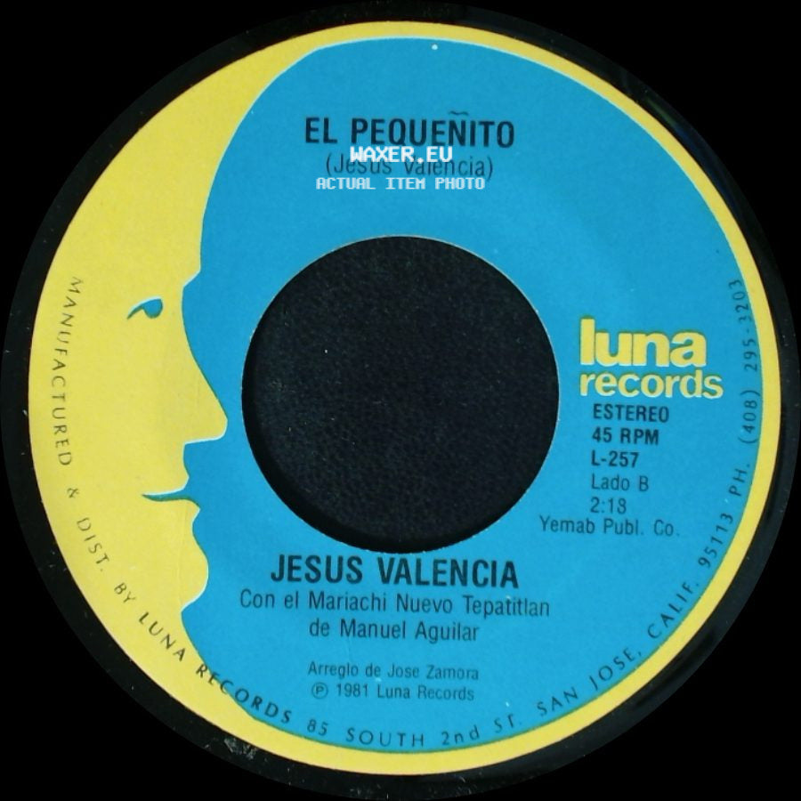 Jesus Valencia - Pajarillo Pajarillo / El Pequeñito side B