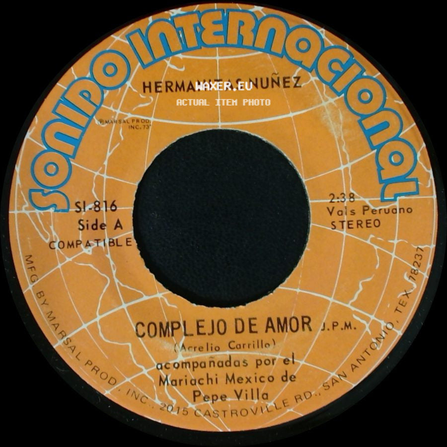 Hermanitas Nuñez - Complejo De Amor / Quedate J.P.M. side A