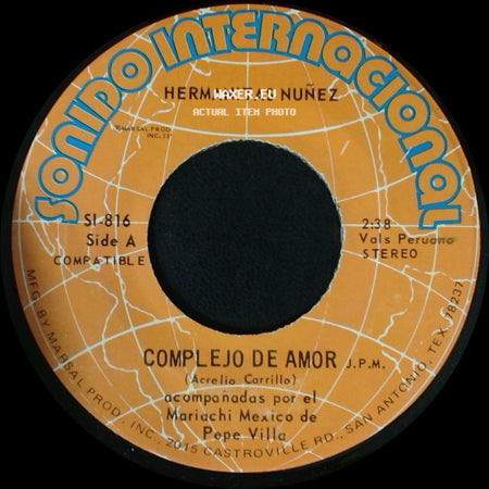 Hermanitas Nuñez - Complejo De Amor / Quedate side A