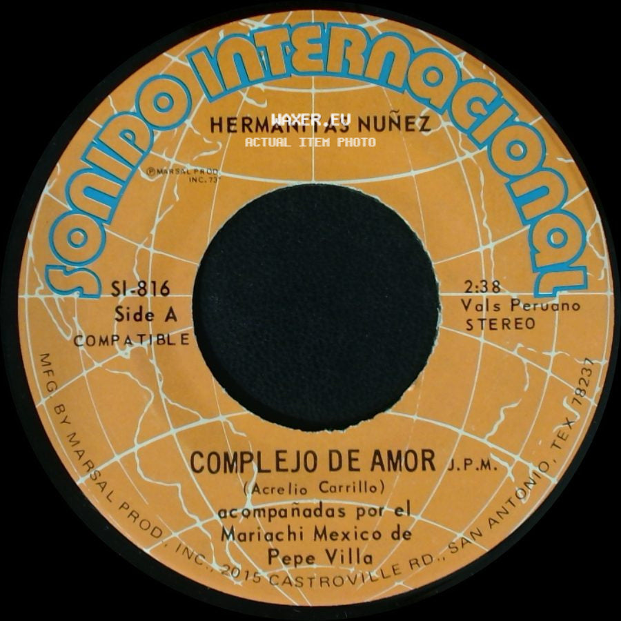 Hermanitas Nuñez - Complejo De Amor / Quedate J.P.M. side A