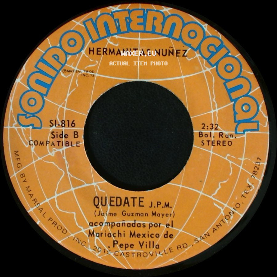 Hermanitas Nuñez - Complejo De Amor / Quedate J.P.M. side B