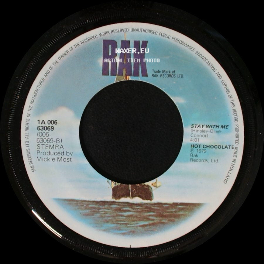 Hot Chocolate - Going Through The Motions / Stay With Me side B