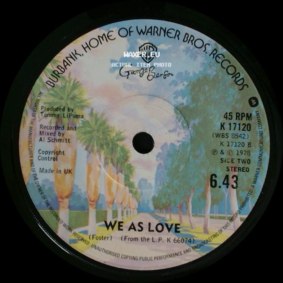 George Benson - On Broadway / We As Love side B