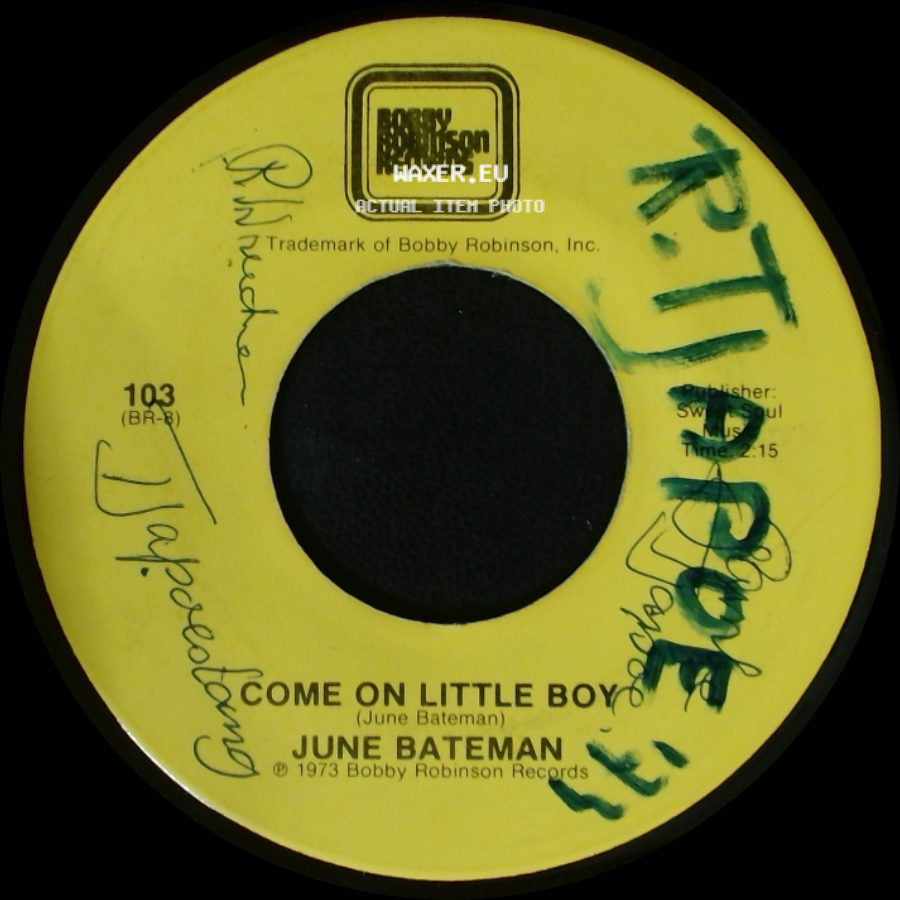 June Bateman - Come On Little Boy / Believe Me Darling side A