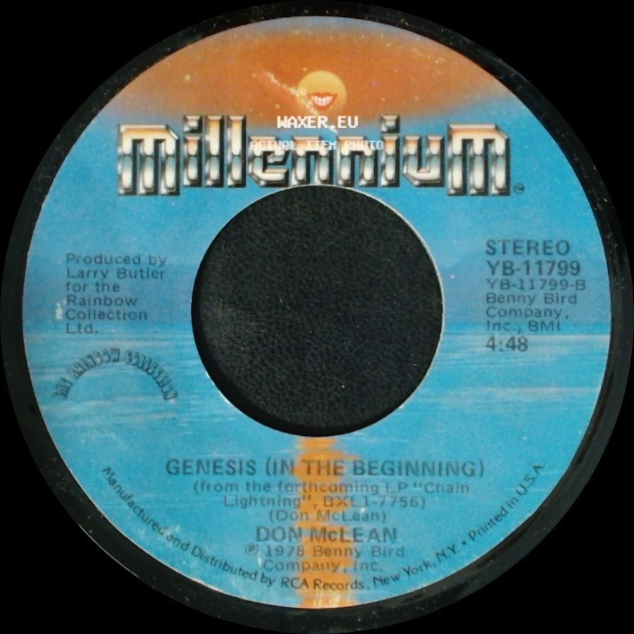 Don Mclean - Genesis (In The Beginning) / Crying side A