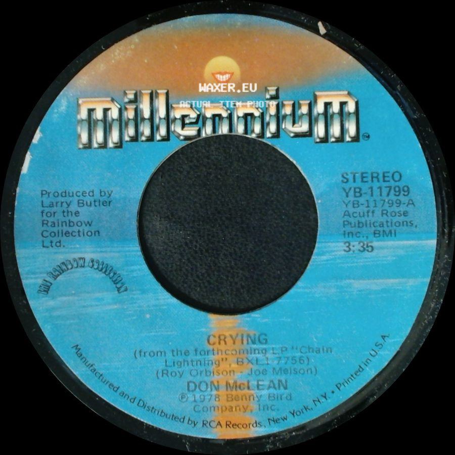 Don Mclean - Genesis (In The Beginning) / Crying side B