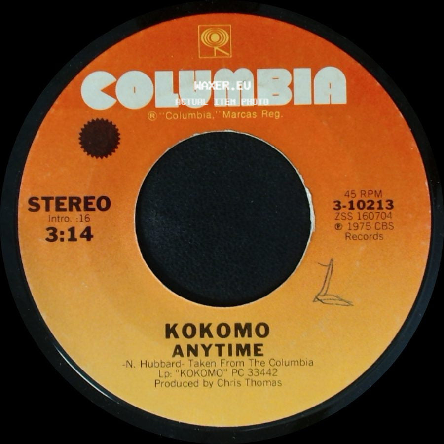 Kokomo - Anytime / Kitty Sittin' Pretty side A
