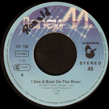 Boney M. - I See A Boat On The River / My Friend Jack side A