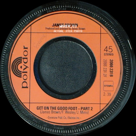 James Brown - Get On The Good Foot - Part 2 / Get On The Good Foot - Part 1 side A