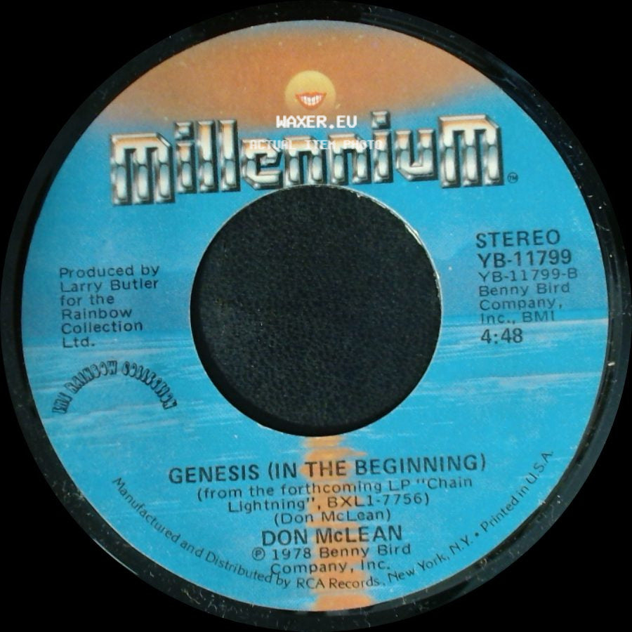 Don Mclean - Genesis (In The Beginning) / Crying side A
