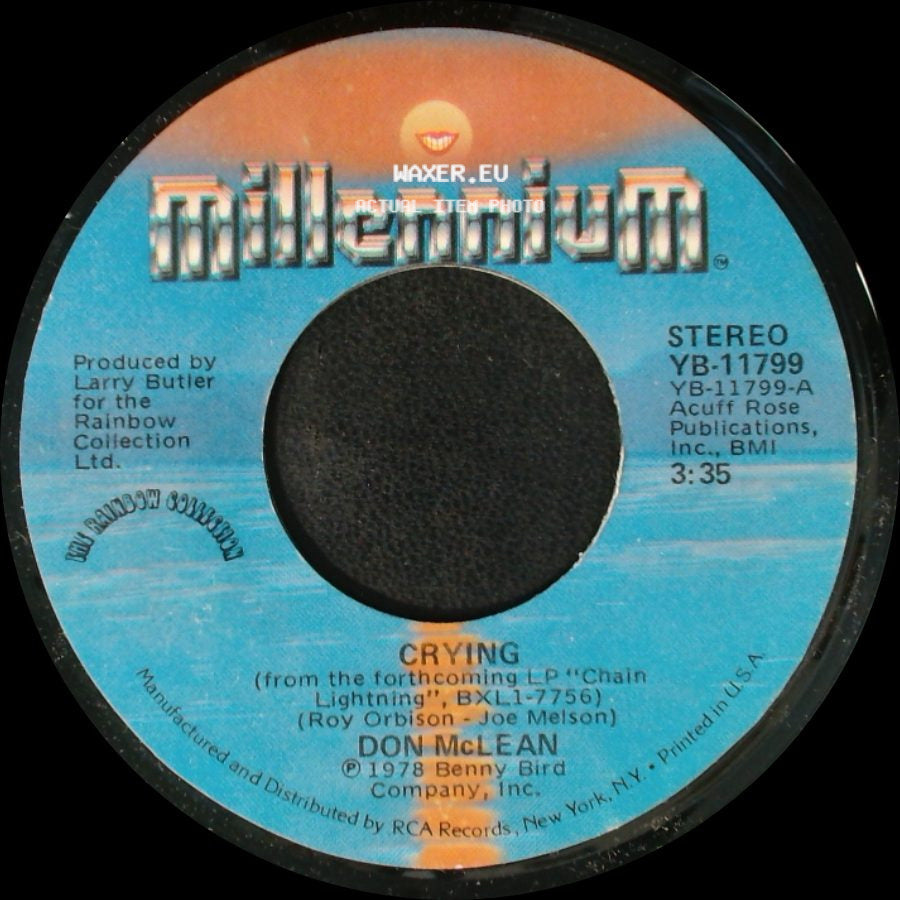 Don Mclean - Genesis (In The Beginning) / Crying side B