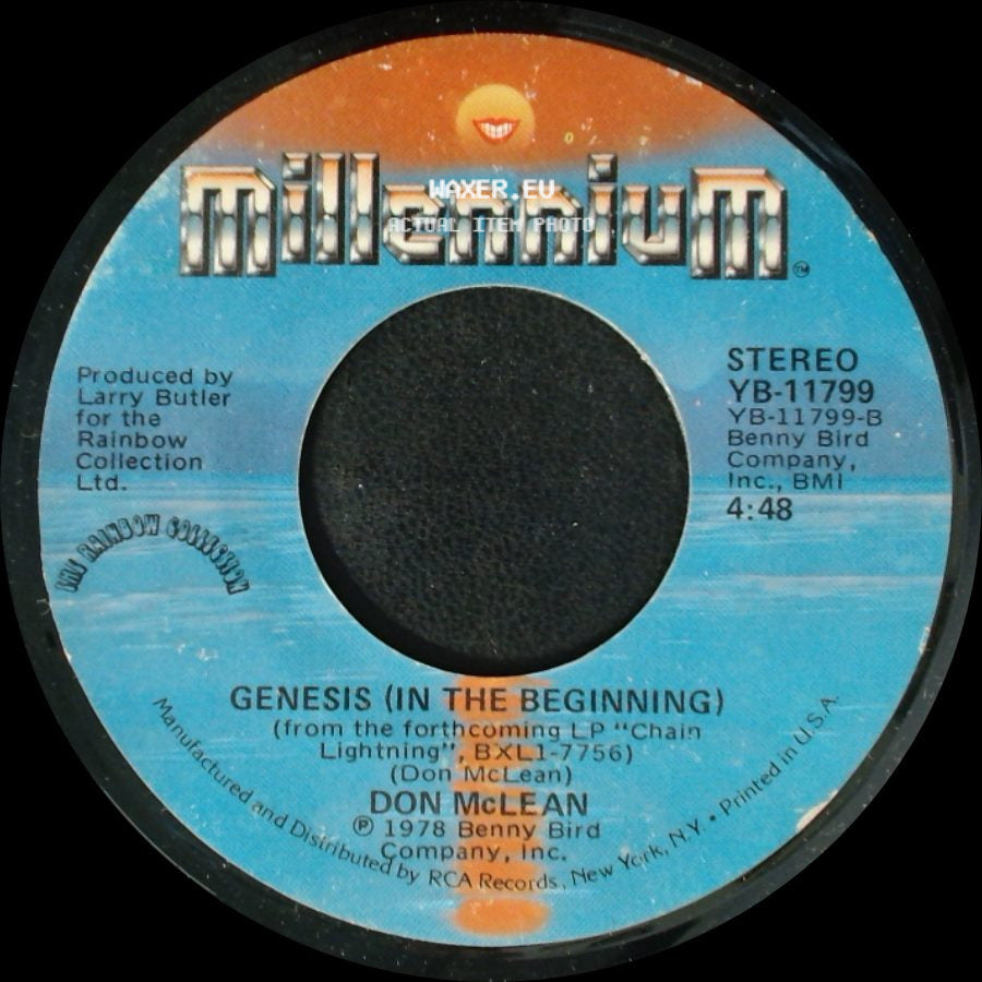 Don Mclean - Genesis (In The Beginning) / Crying side A