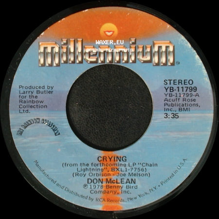 Don Mclean - Genesis (In The Beginning) / Crying side B