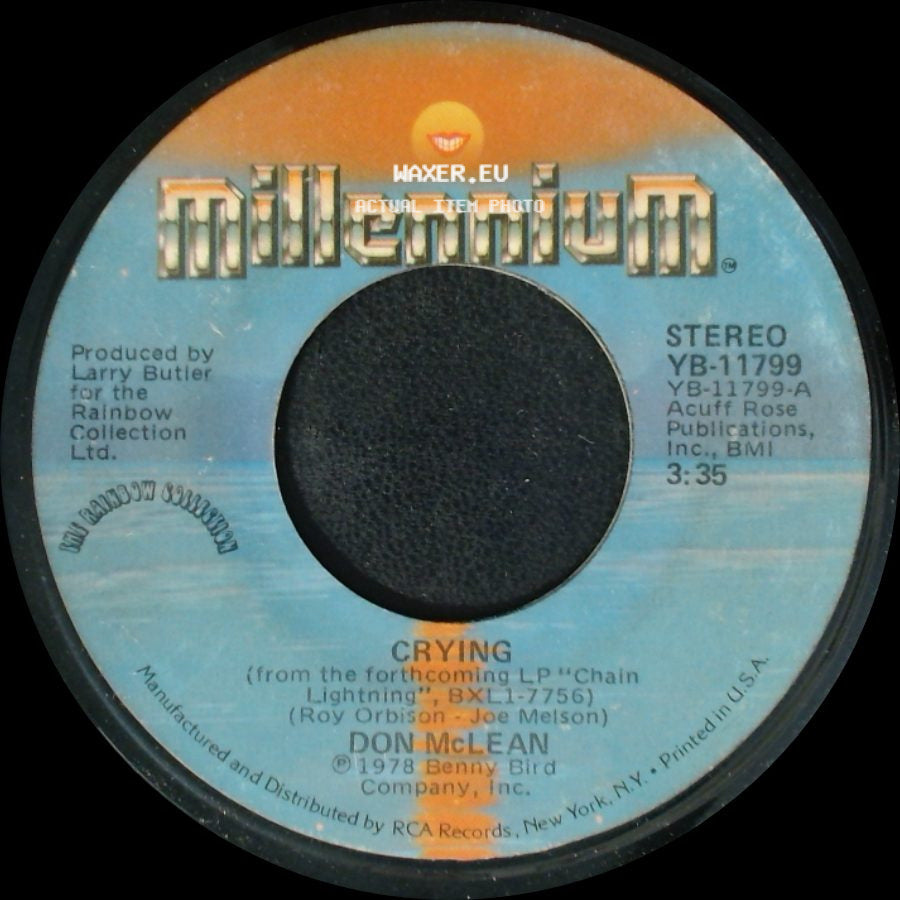 Don Mclean - Crying / Genesis (In The Beginning) side A