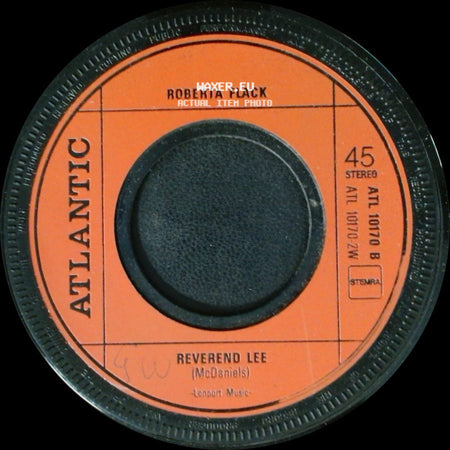 Roberta Flack - Reverend Lee / The First Time Ever I Saw Your Face side A