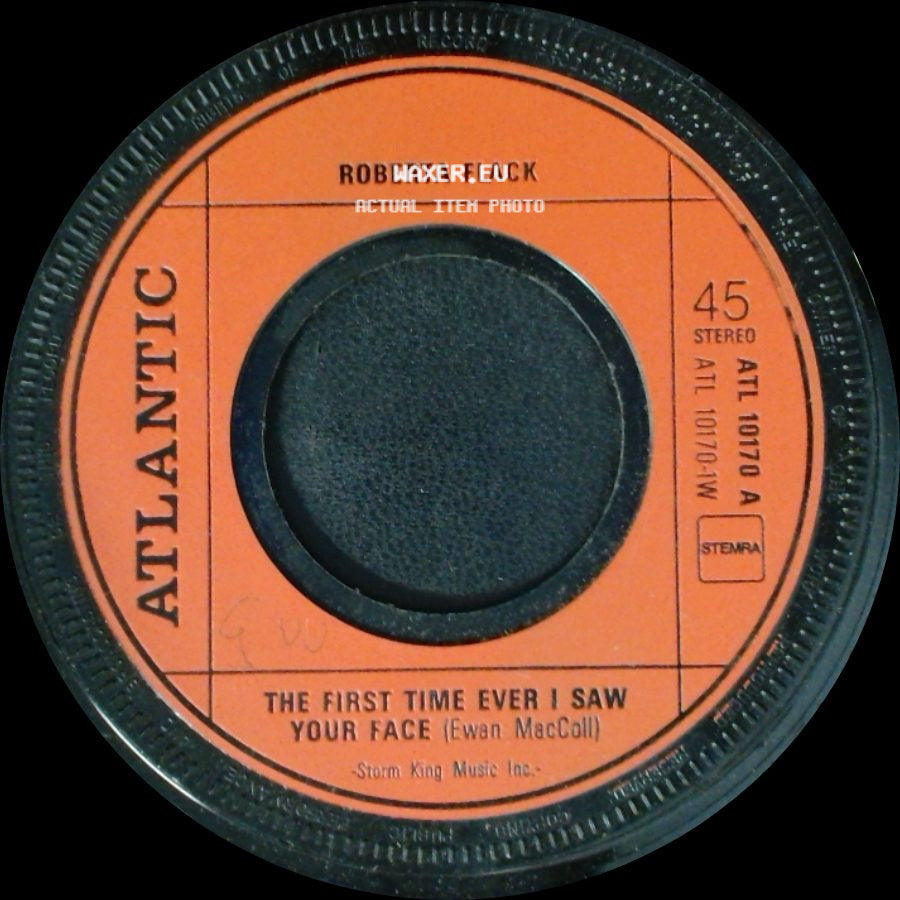 Roberta Flack - Reverend Lee / The First Time Ever I Saw Your Face side B