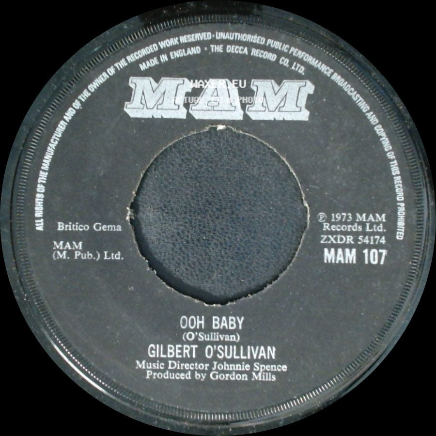 Gilbert O'sullivan - Ooh Baby / Good Company side A