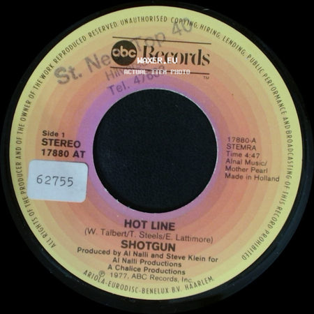 Shotgun - Hot Line / Dynamite (The Bomb) side A
