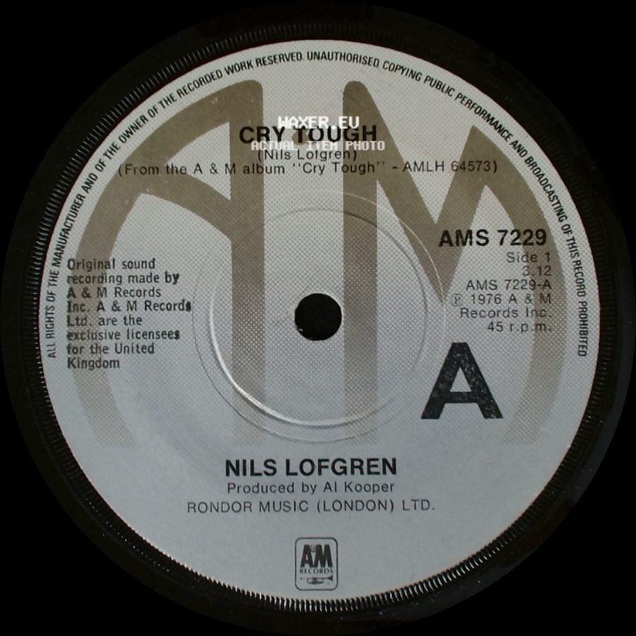 Nils Lofgren - Cry Tough / Share A Little side A