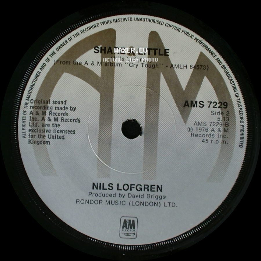 Nils Lofgren - Cry Tough / Share A Little side B