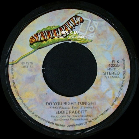 Eddie Rabbitt - Do You Right Tonight / Rocky Mountain Music side A