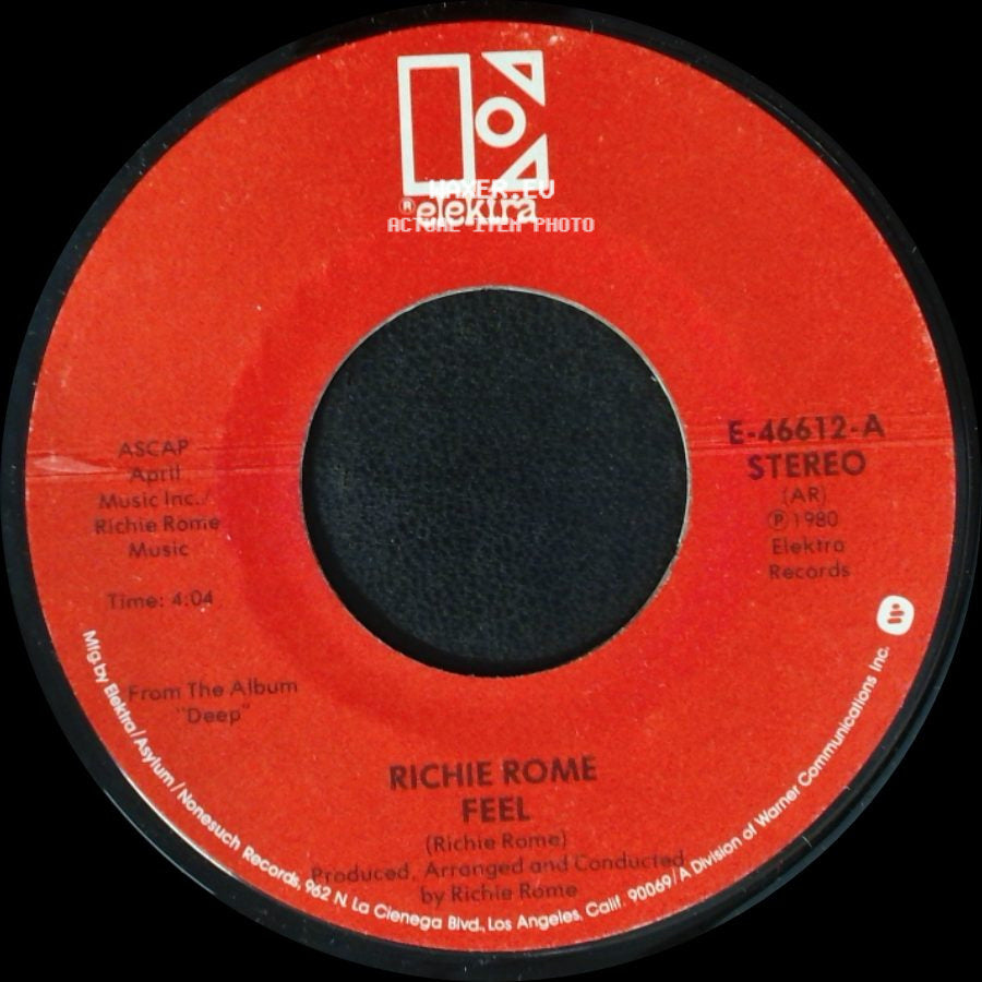 Richie Rome - Feel / Claire De Lune side A