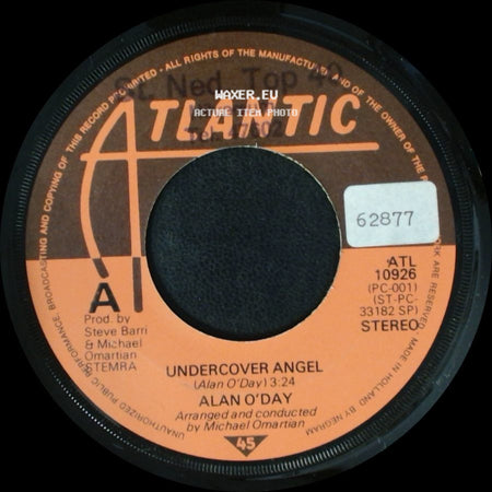 Alan O'day - Just You / Undercover Angel side B