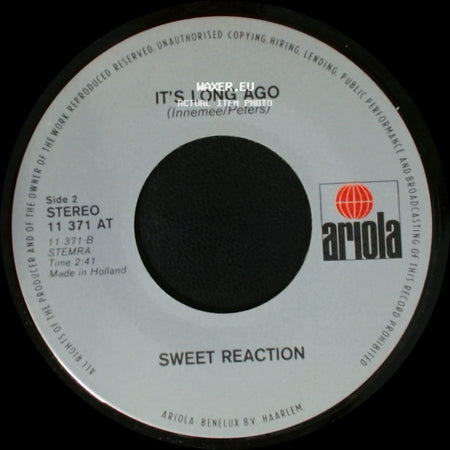 Sweet Reaction - Daddy / It's Long Ago side B