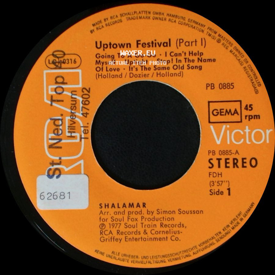 Shalamar - Uptown Festival (Part 1) / Uptown Festival (Part Ii) side A