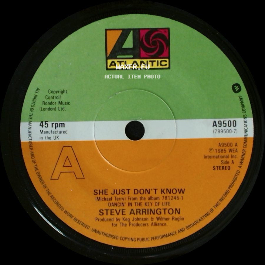 Steve Arrington - She Just Don't Know / Gasoline side A