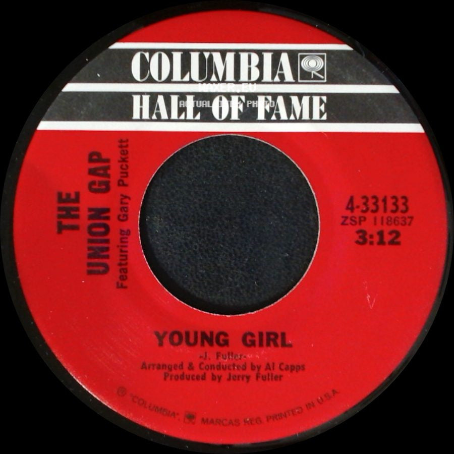 The Union Gap Featuring Gary Puckett / The Union Gap - Young Girl / Woman, Woman side A