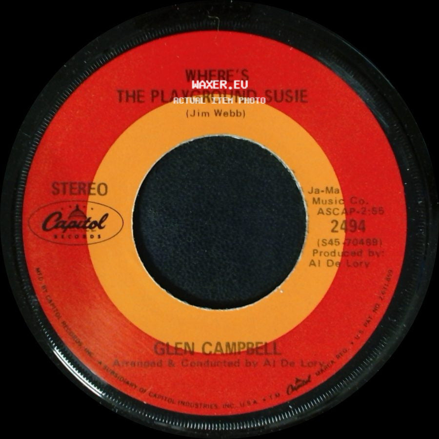 Glen Campbell - Where's The Playground Susie / Arkansas side A