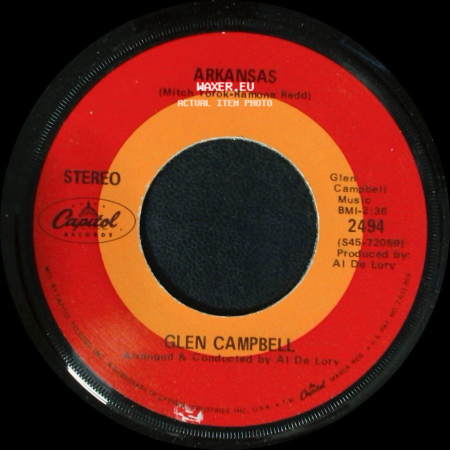 Glen Campbell - Where's The Playground Susie / Arkansas side B