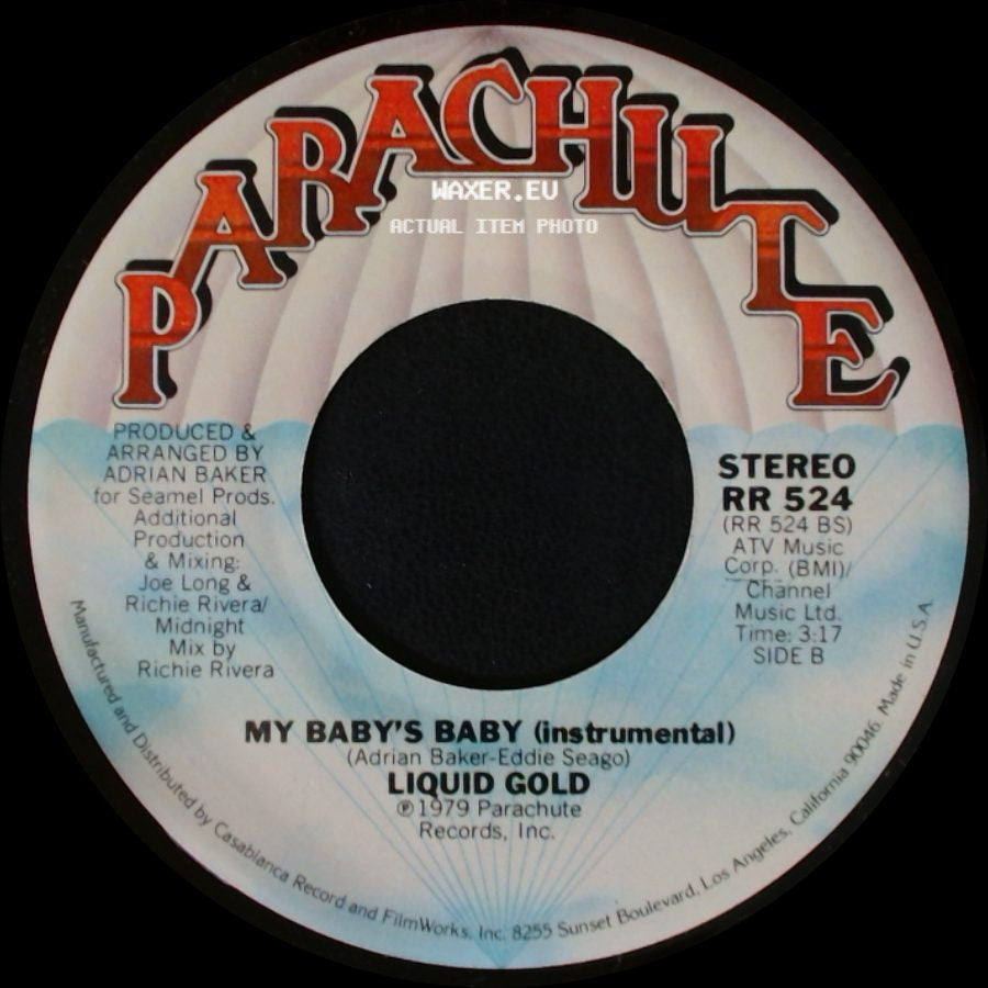 Liquid Gold - My Baby's Baby / My Baby's Baby (Instrumental) side B