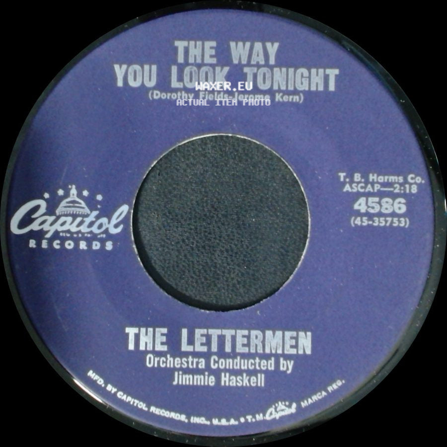 The Lettermen - The Way You Look Tonight / That's My Desire side A