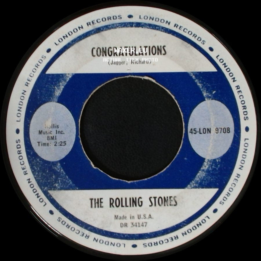The Rolling Stones - Time Is On My Side / Congratulations side B