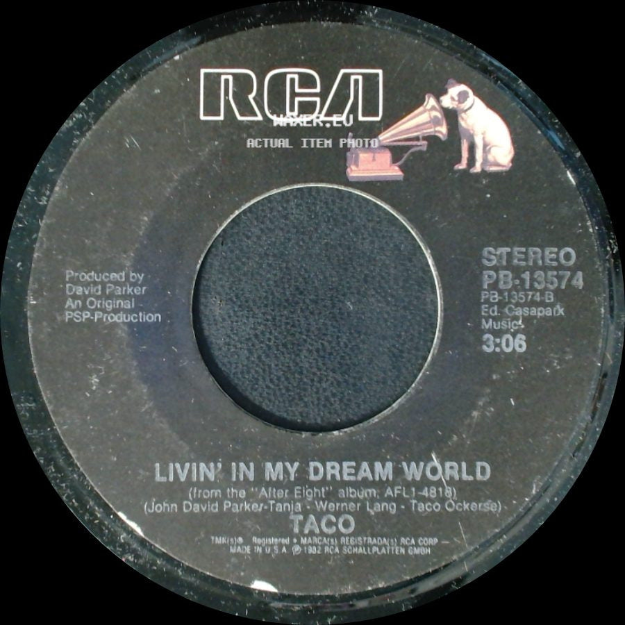 Taco - Livin' In My Dream World / Puttin' On The Ritz side A