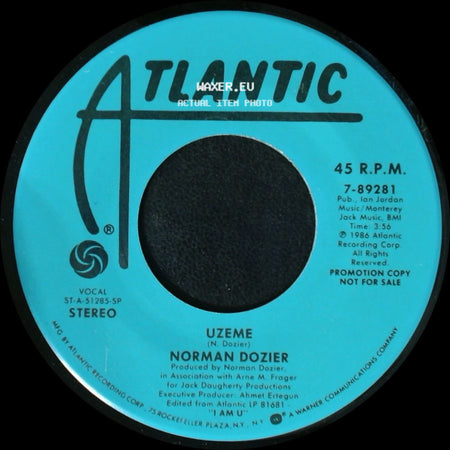 Norman Dozier - Uzeme / Uzeme side A